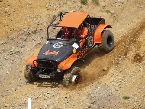 Stefan Bjarnhedinsson on his Willys