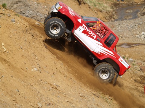 Hlynur B Sigurdsson on the Toyota Hilux