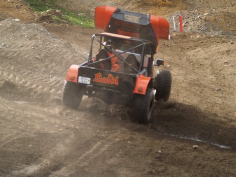 Stefan Bjarnhedinsson on his Willys